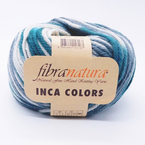 INCA COLORS Fibranatura (100% мериносовая шерсть файн супервош, 100гр/97м)