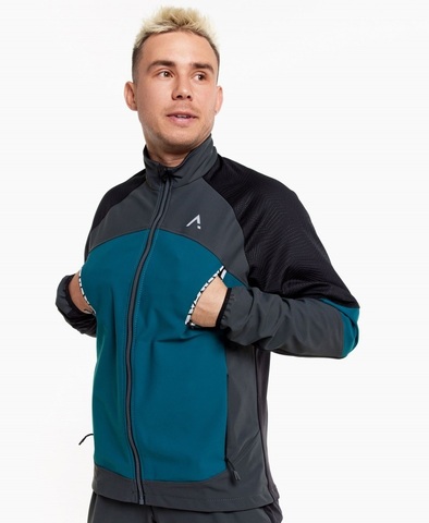 Мужская тренировочная лыжная куртка Arswear Softshell Pro зеленая