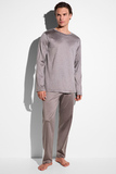 Домашний костюм в коричневую полоску Zimmerli