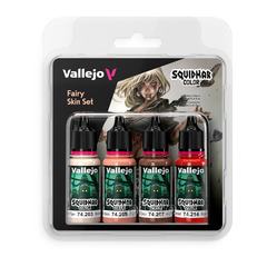 Vallejo Squidmar Color Fairy Skin Set — набор для фантастической кожи, 4 × 18 мл (74.306)