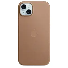 Тканевый чехол с поддержкой MagSafe Apple FineWoven Case для iPhone 15 Plus, Taupe (Светло-бежевый)