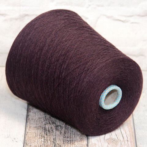 Кашемир кардный CARIAGGI CASHMERE 100 2/28 коричнево-фиолетовый