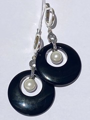 Канон (серьги из серебра)