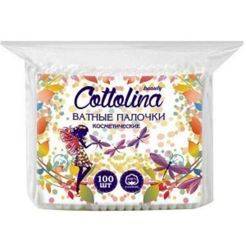 Ватные палочки Cottolina, ПАКЕТ, в ассортименте