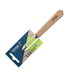 Фото Нож для чистки овощей Opinel №115, деревянная рукоять, нержавеющая сталь, блистер