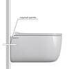Berges Ego 082111 Унитаз подвестной Rimless 49см, сиденье дюропласт Toma Slim SO, микролифт, быстросьем