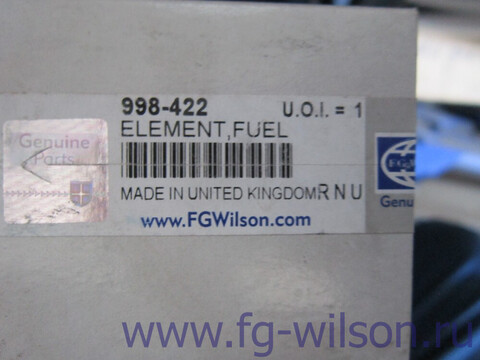 Фильтр топливный, элемент / FUEL PRE_FILTER АРТ: 998-422