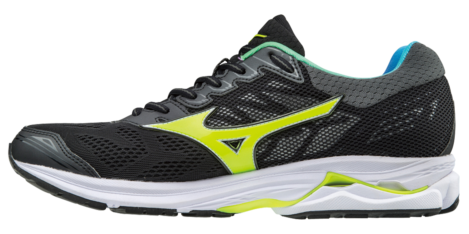 Mizuno Wave Rider 21 Osaka мужские беговые кроссовки черные - 5
