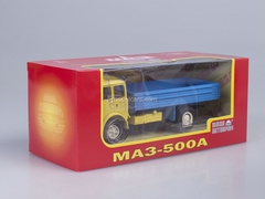 MAZ-500A board yellow-blue 1:43 Nash Avtoprom