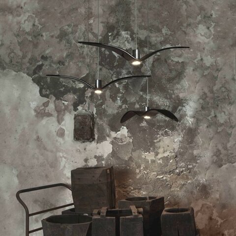 Светильник Night Birds C черный длина 55см.