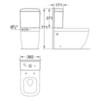 GROHE Euro 39332000 Бачок для унитаза напольного
