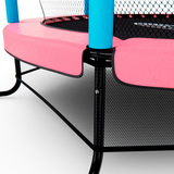 Батут детский DFC SMRKIDS 55" с сеткой, PINK фото №3