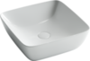 Ceramica Nova Form CN2002 Умывальник чаша накладная квадратная, 42x42, цвет: белый