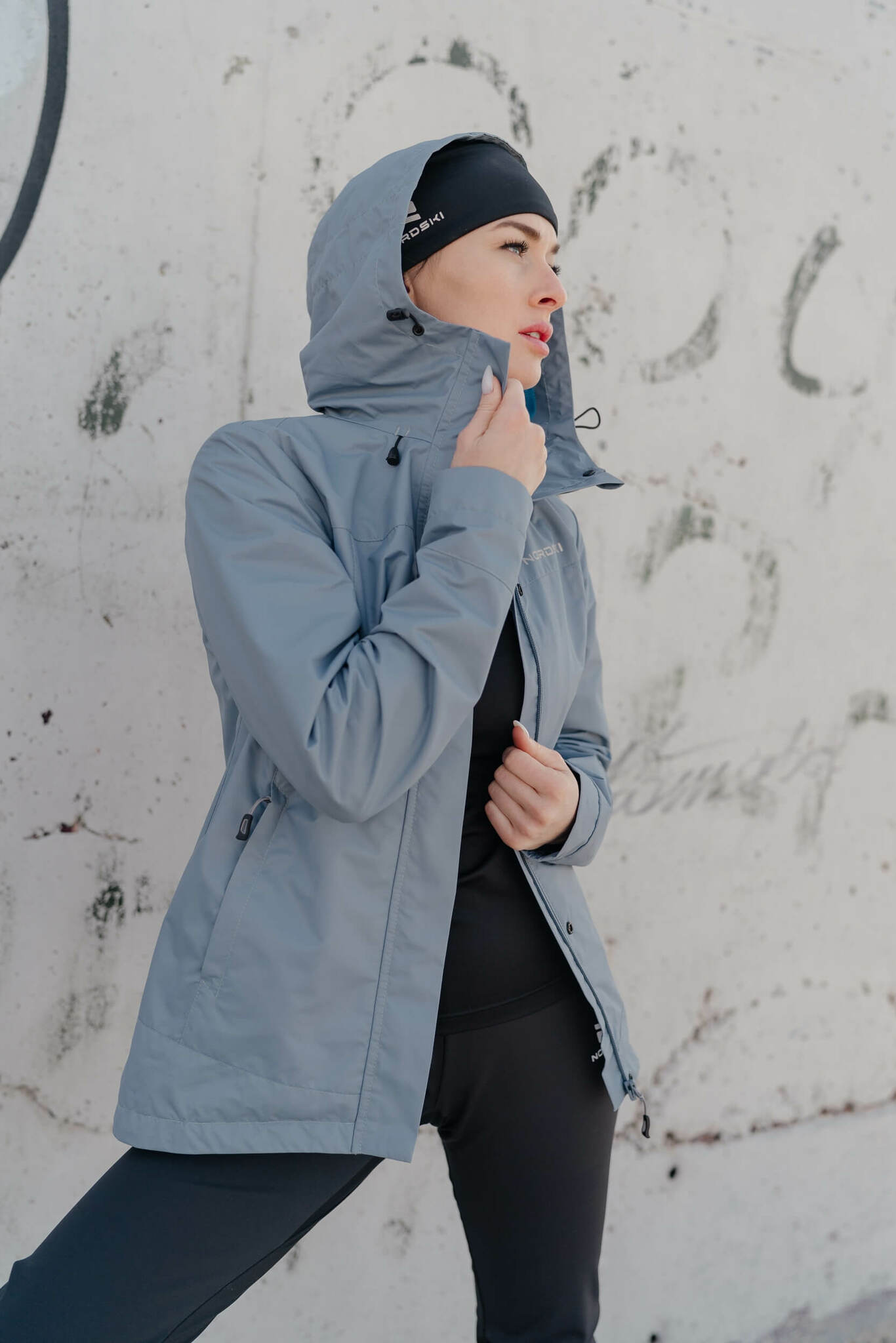Женская ветрозащитная куртка Nordski Storm smoky blue - 4