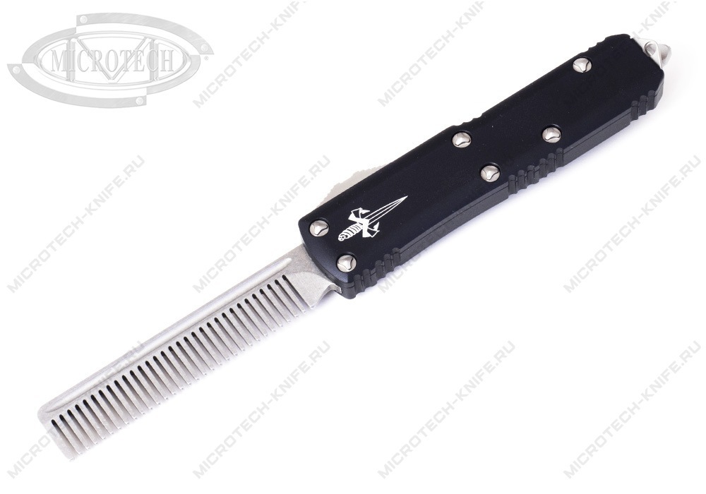 Microtech Tactical Beard Comb Stonewash Fine Tooth 17-4PH