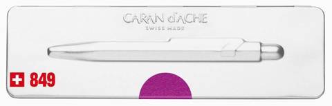 Ручка шариковая Caran d'Ache 849 Office Pop Line Metallic Violet (849.85)