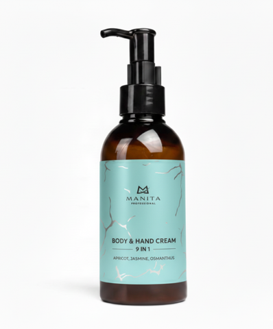 Крем MANITA PROFESSIONAL для рук и тела APRICOT,JASMINE,OSMANTHUS (Абрикос,Жасмин и Османтус) 150 мл