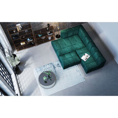 Пуф Belami Velvet Dark Green 105x70 см