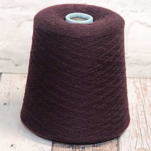 Кашемир кардный CARIAGGI CASHMERE 100 2/28 коричнево-фиолетовый