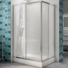 BelBagno Due DUE-AH-2-100/80-C-CR Душевой уголок, 100x80, цвет: хром фото