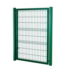 Калитка без замка зеленая 1530х1000 3D Light Grand Line
