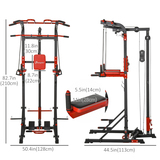Турник-брусья, тяга сверху  DFC HOMEGYM HOMCOM фото №2