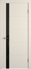 Дверь Trivia / Ivory / Black Gloss / Владимирские двери