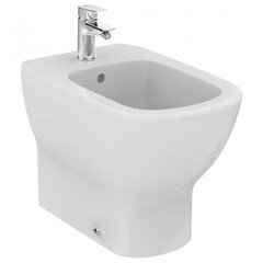Ideal Standard Tesi T456901 Биде напольное пристенное, с отверстием под смеситель, с отверстием перелива, с крепежом фото