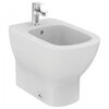 Ideal Standard Tesi T456901 Биде напольное пристенное, с отверстием под смеситель, с отверстием перелива, с крепежом