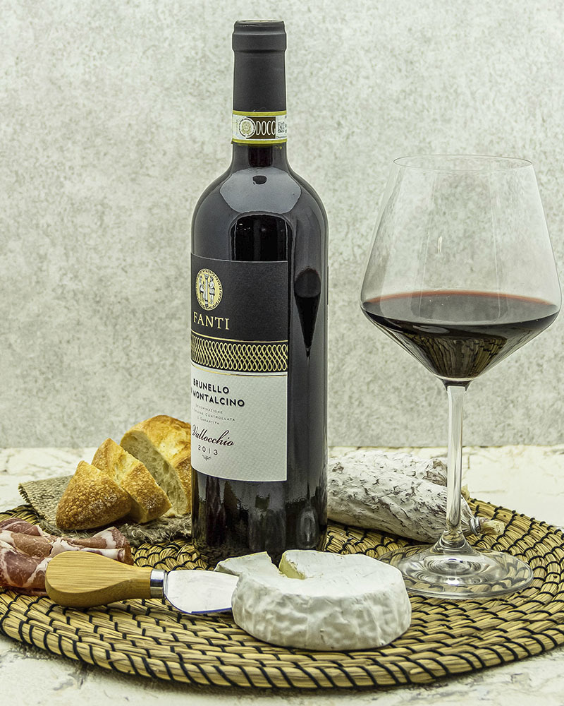 Вино Fanti Брунелло ди Монтальчино Валлоккио Красное Сухое 2013 г.у. 14% 0,75 л, Италия