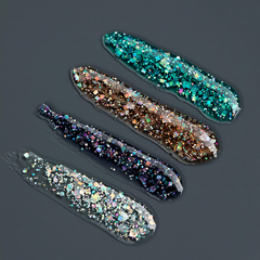 Monami Гель-лак Burlesque Silver, 8 г