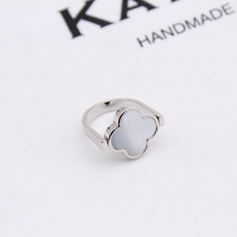 Кольцо quatrefoil двустороннее