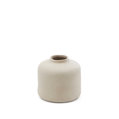 Serina Ваза из папье-маше белого цвета, 27 см
