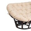 Диван Мамасан (Mamasan 23/02 W) /с подушкой и ремешками//Antique brown (античный чёрно-коричневый)