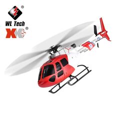 Радиоуправляемый вертолет военный WLtoys XK K150 AS350 6G осевой гироскоп , бесколлекторный мотор