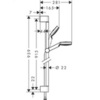 Hansgrohe Crometta 26537400 Душевой гарнитур 90 см