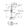 GROHE Allure Brilliant 23119000 Смеситель для ванны напольный