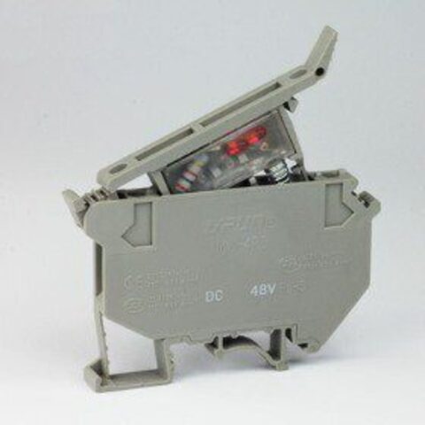 UKJ-4RDX24E - (011493), Клемма винтовая на Din рейку с держателем предохранителя (5х20) и индикацией
