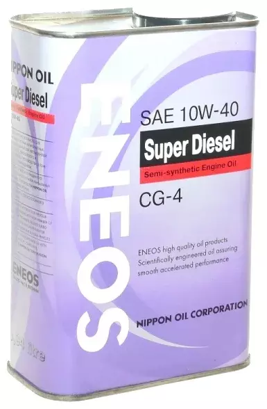 Масло моторное ENEOS CG-4 10W-40 полусинтетическое 0,94 л