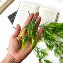 №2 Ампельное растение, искусственная зелень свисающая, Папоротник, 80 см.