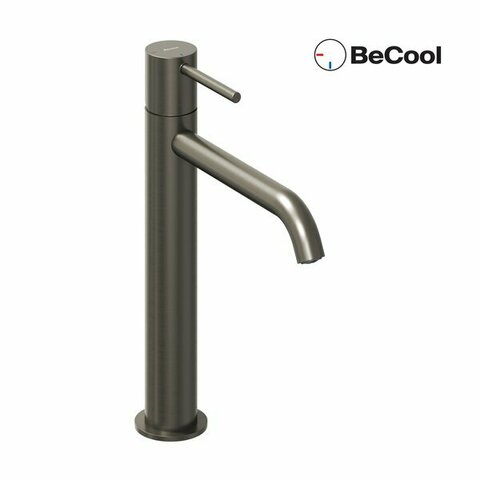 Ravak X070401 Смеситель для умывальника без донного клапана 250 мм ES 014.21GB Be Cool ГРАФИТ