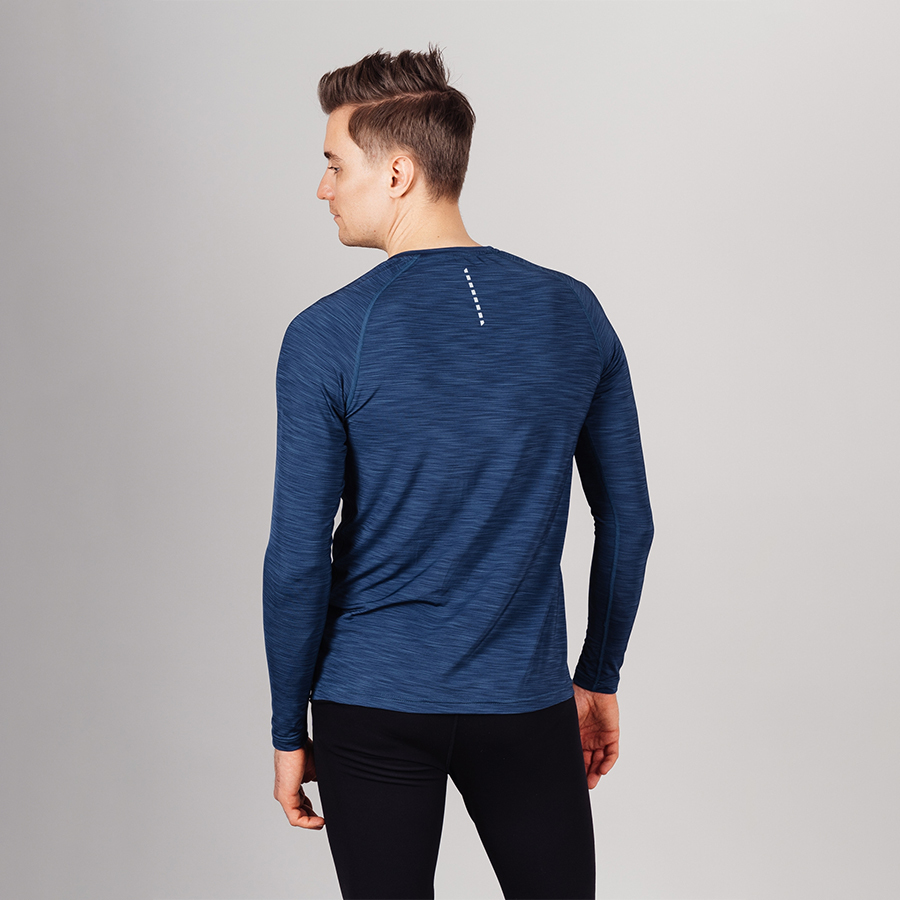 Nordski Pro футболка тренировочная мужская с длинным рукавом blue - 9