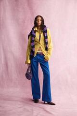 ZARA - FRUIT OF THE LOOM™ РУБАШКА ИЗ ПОПЛИНА, ГОРЧИЧНЫЙ