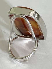 Сердолик (кольцо из серебра)