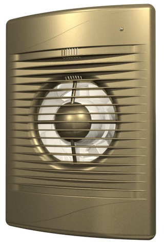 STANDARD 4С champagne, Вентилятор осевой вытяжной с обратным клапаном D 100, декоративный