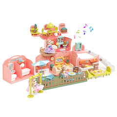 Funkids Набор игрушек с рюкзаком для девочки Домик мечты с 1 куклой (CС6673)