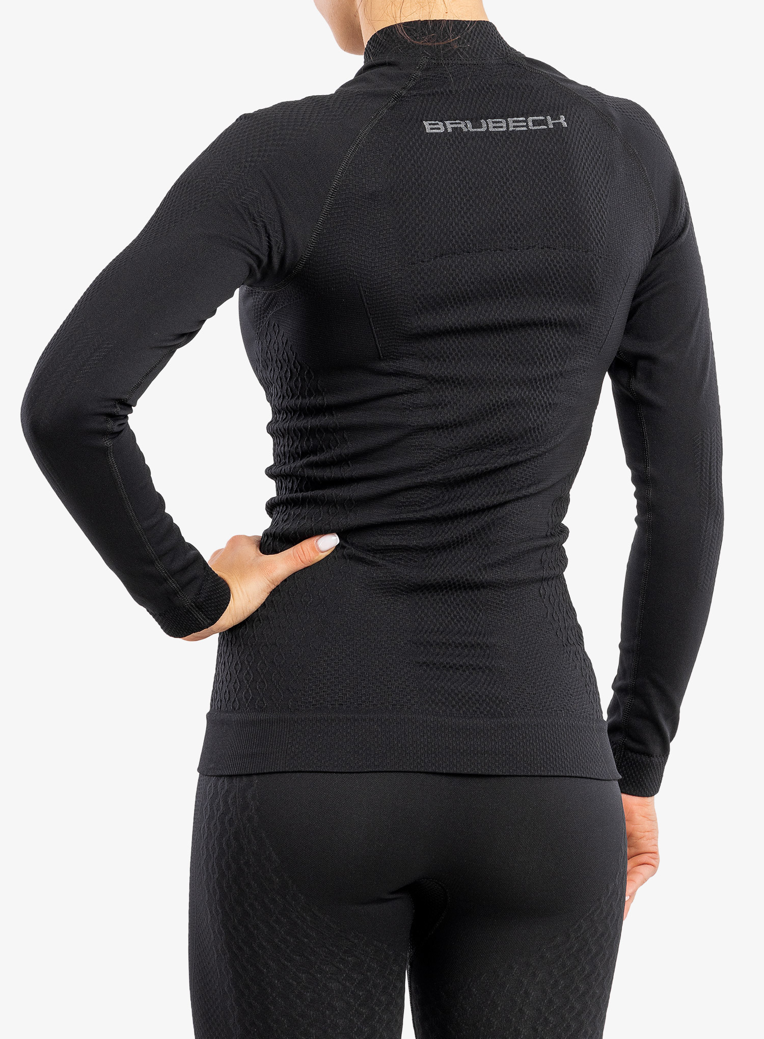 Женское теплое термобелье лонгслив Brubeck Extreme Thermo black - 3