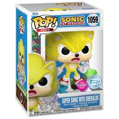 Funko POP! Sonic the Hedgehog: Super Sonic w/Emeralds (FL) (Exc) (1059)