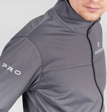 Элитный утеплённый лыжный костюм Nordski PRO Graphite-Black мужской