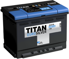 TITAN Euro silver 6СТ-63 kamina аккумулятор